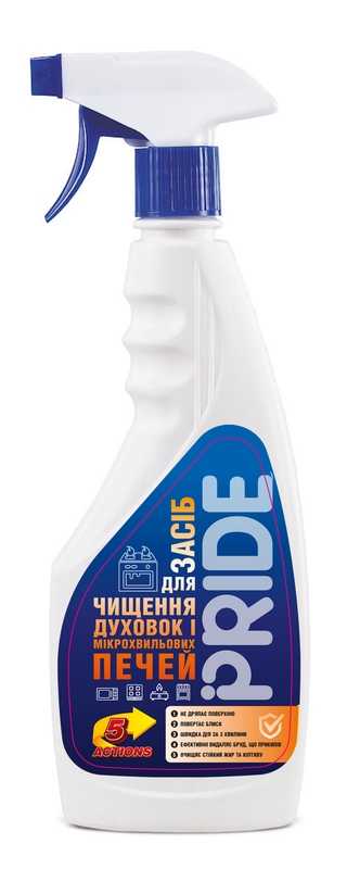 Засіб д/чищ. духовки та мхп PRIDE 500 мл з тригером